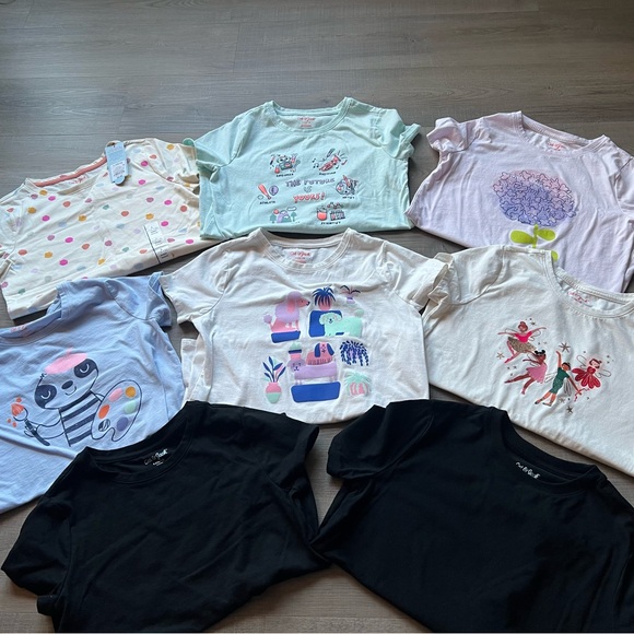 Cat & Jack Other - Girl’s Cat and Jack Colorful Graphic T-Shirts Bundle - 8 tees, all L/10-12